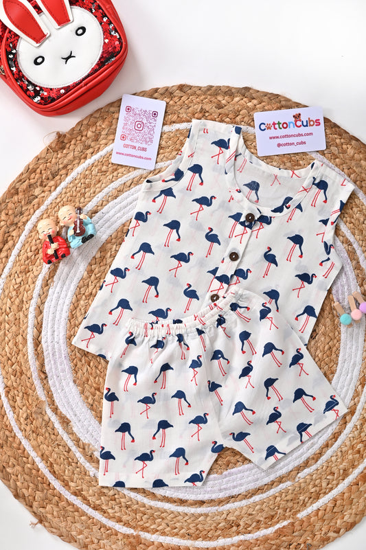 Printed Jhabla Set – 100% Cotton Comfort