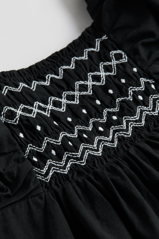 Whipped Cotton Whirls – The Smocked Sweetheart Frock