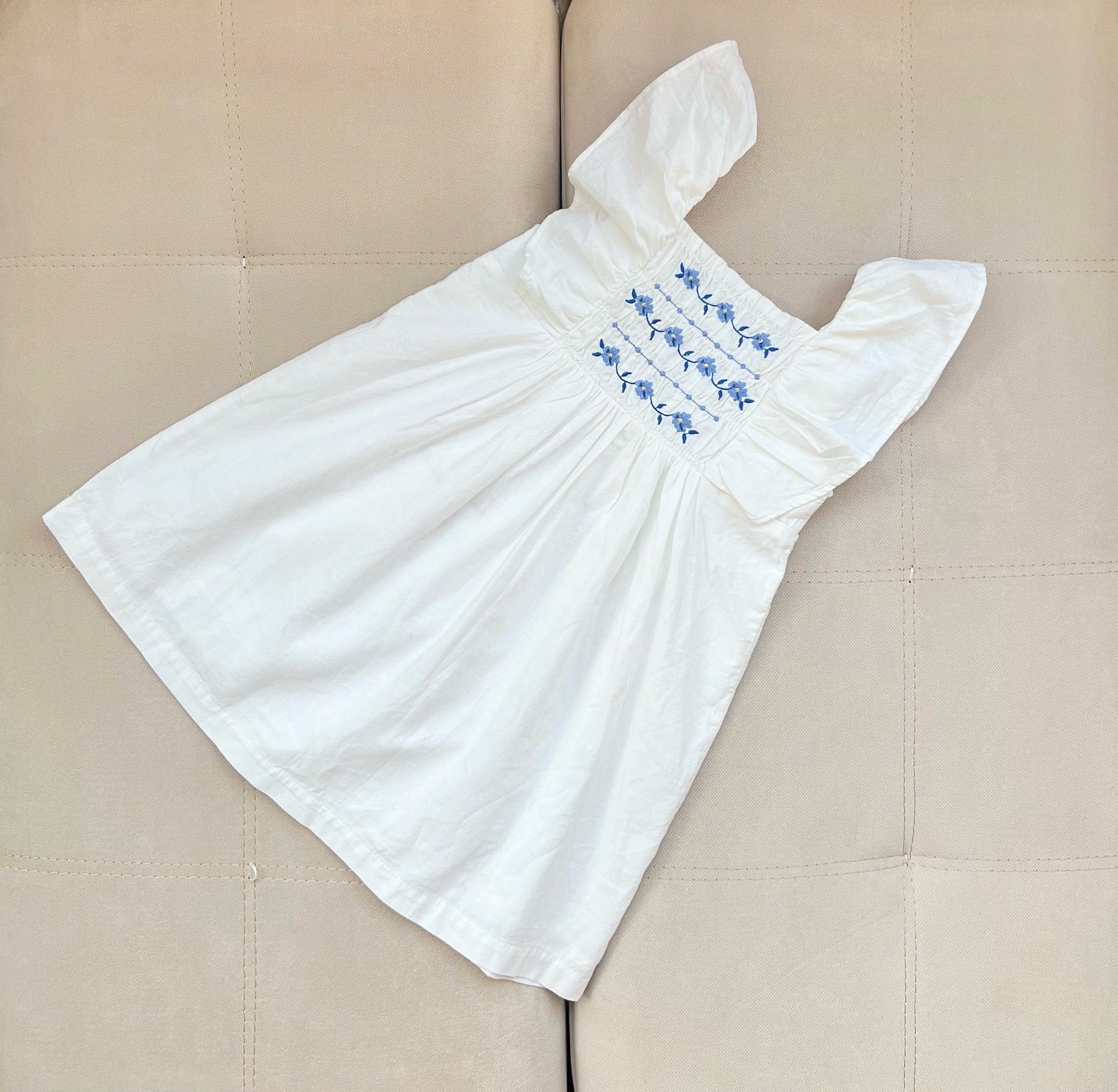 Whipped Cotton Whirls – The Smocked Sweetheart Frock