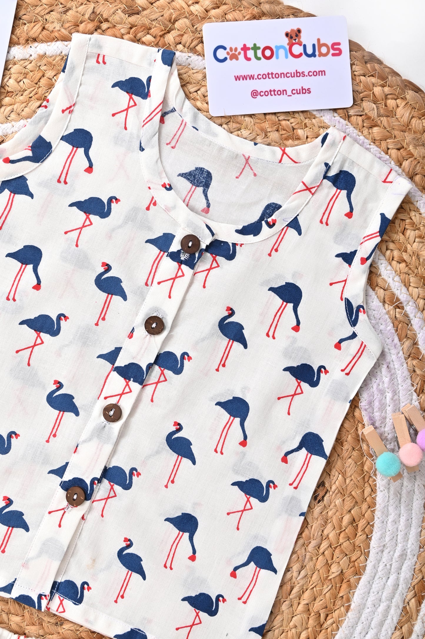 Printed Jhabla Set – 100% Cotton Comfort