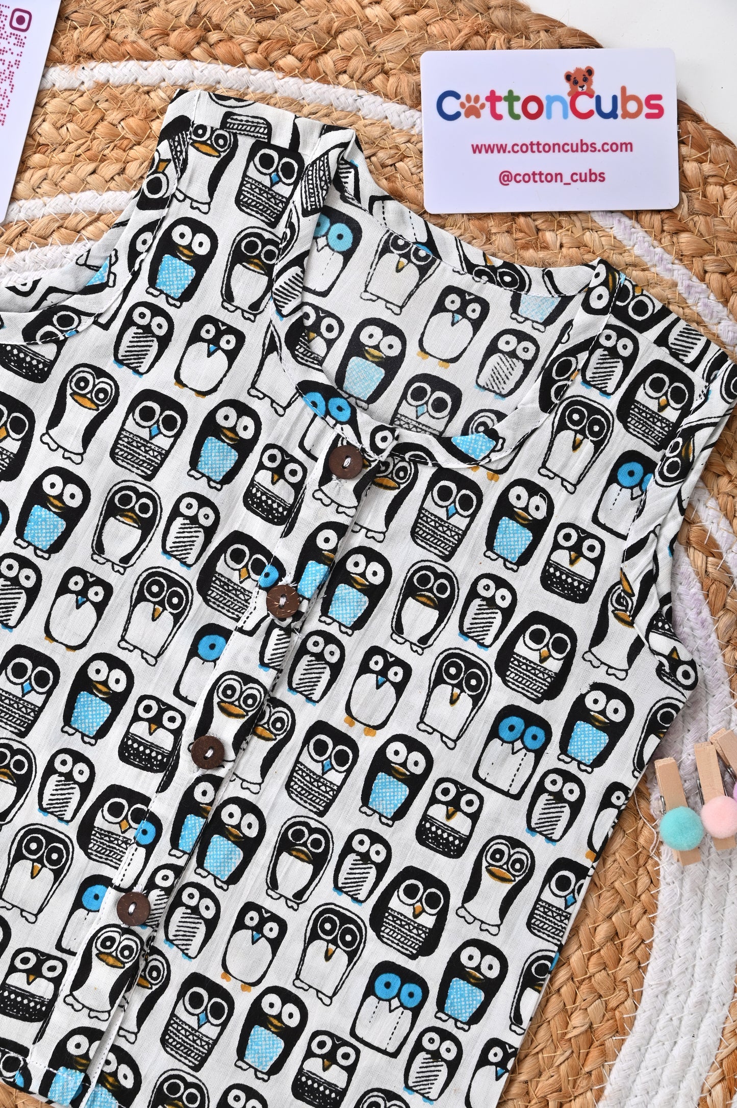 Printed Jhabla Set – 100% Cotton Comfort