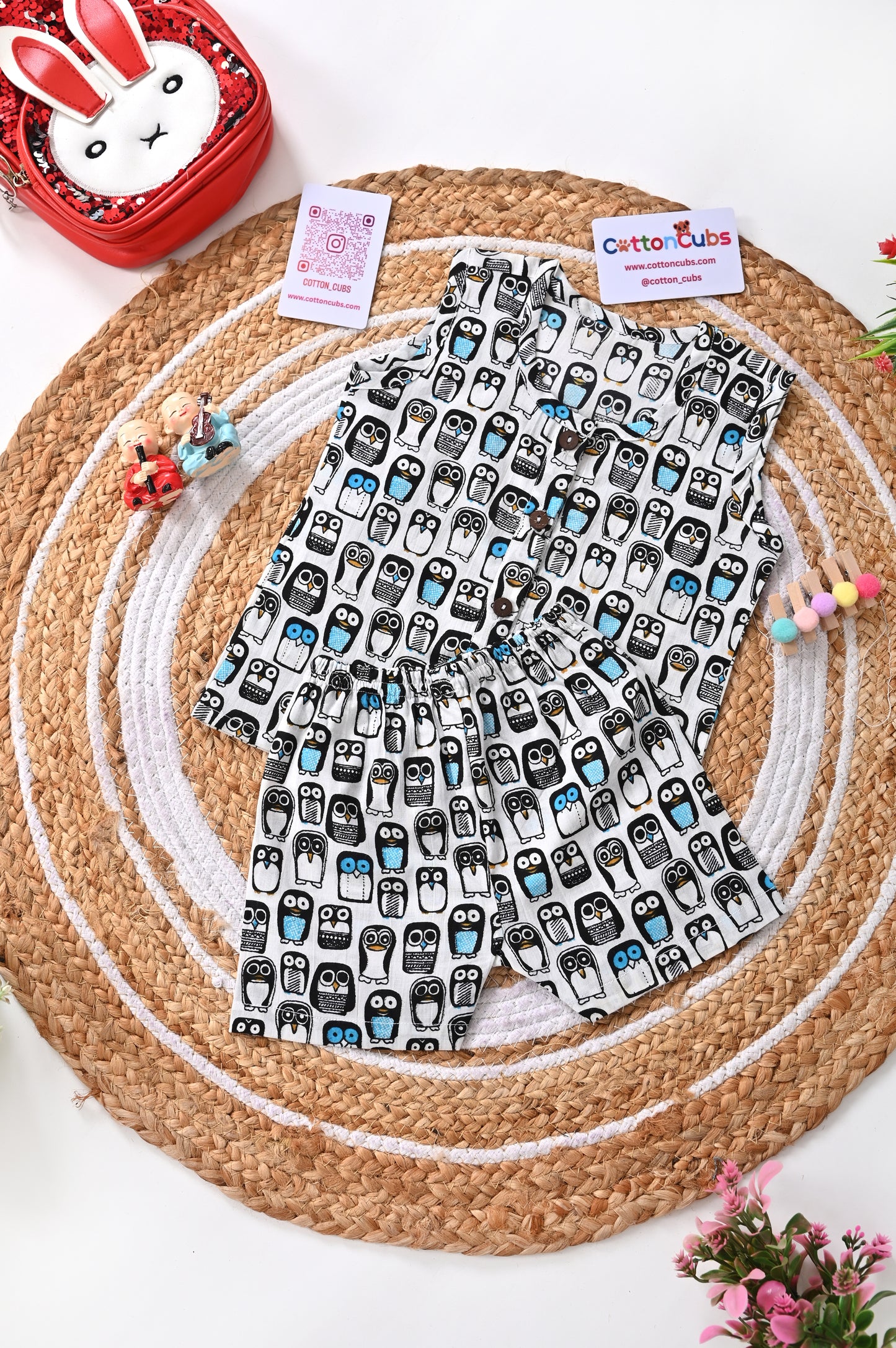 Printed Jhabla Set – 100% Cotton Comfort