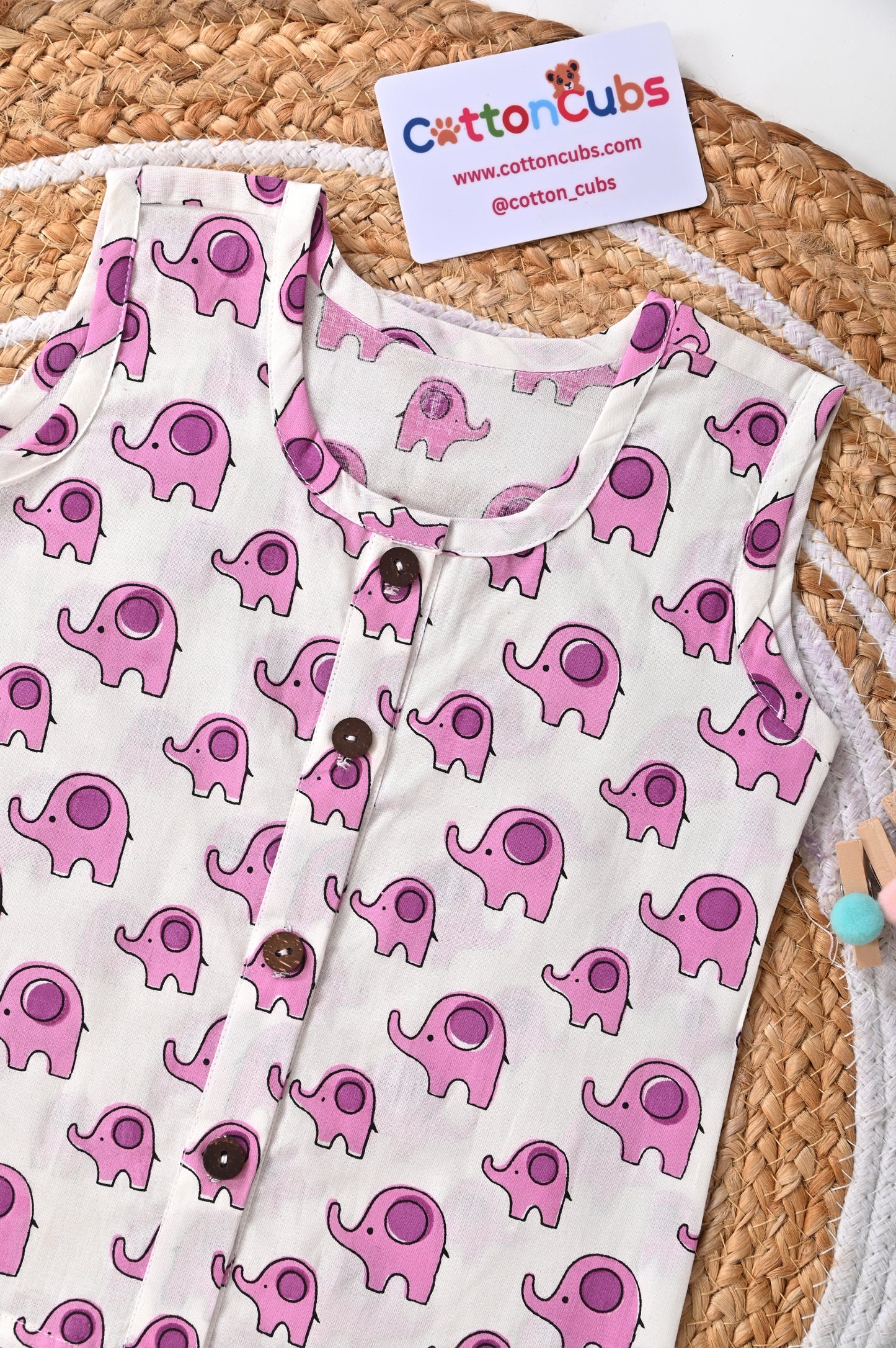 Printed Jhabla Set – 100% Cotton Comfort