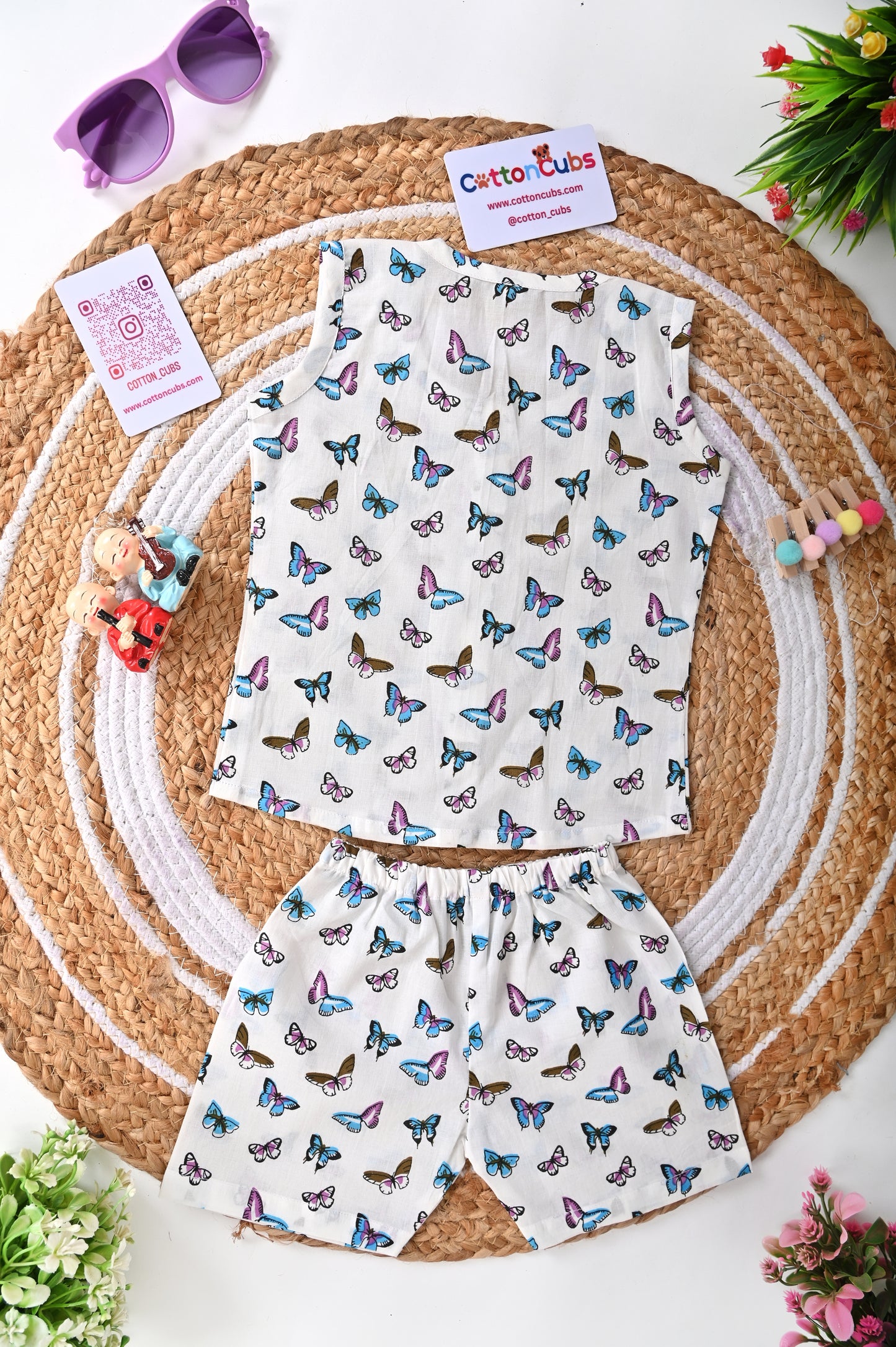 Printed Jhabla Set – 100% Cotton Comfort